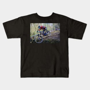 mtb downhill Kids T-Shirt